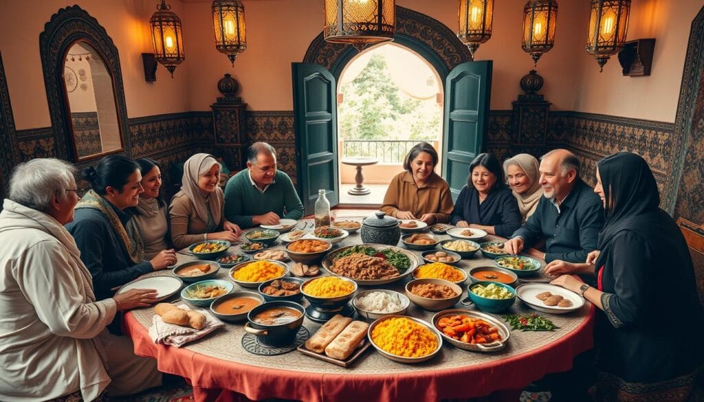 Moroccan family meal What Is Morocco Food Like?