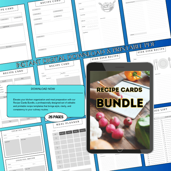 Recipe Cards Bundle
