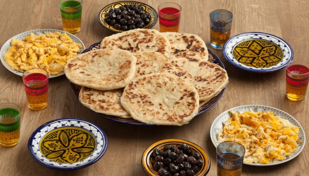 Moroccan Breakfast Ingredients