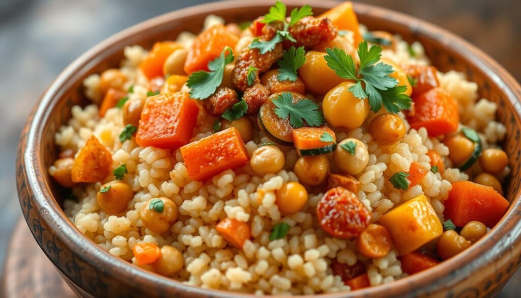 Moroccan Couscous Dish